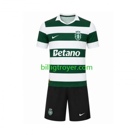 Billige Fotballdrakter Sporting Lisbon Barn Hjemmedraktsett 2026/27 Kortermet